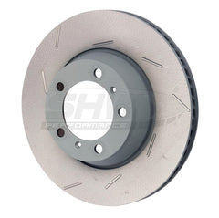 Kies-Motorsports SHW Performance SHW 11-16 Porsche Panamera 4 3.6L w/o Ceramic Brakes Left Rear Slotted MB Brake Rotor (971615601P)