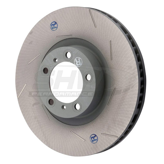 Kies-Motorsports SHW Performance SHW 11-16 Porsche Panamera 4 3.6L w/o Ceramics Right Front Slotted Monobloc Brake Rotor (298615302B)