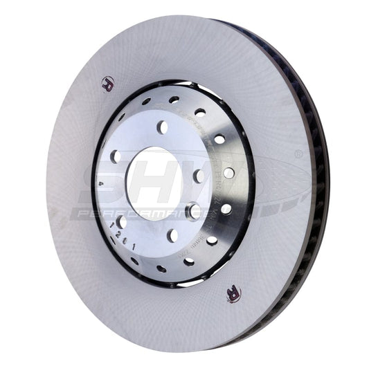 Kies-Motorsports SHW Performance SHW 15-18 Porsche Cayenne GTS w/19in Wheel w/o Ceramics Right Frt Smooth LW Brake Rotor(95835140450)