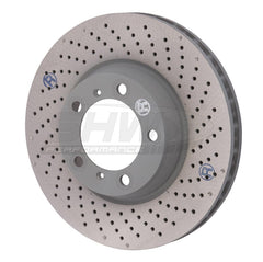 Kies-Motorsports SHW Performance SHW 2012 Porsche 911 Carrera 4GTS 3.8L w/o Ceramics Right Frt Drill-Dimp MB Brake Rotor(99635141004)
