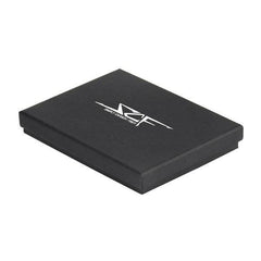 Kies-Motorsports Simply Carbon Fiber Alcantara & Real Carbon Fiber Bi-Fold Wallet (Red Stitching)