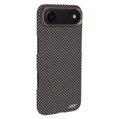 Kies-Motorsports Simply Carbon Fiber iPhone | Aramid Fiber Case | GHOST Series Brown Aramid Fiber / iPhone 17 Air
