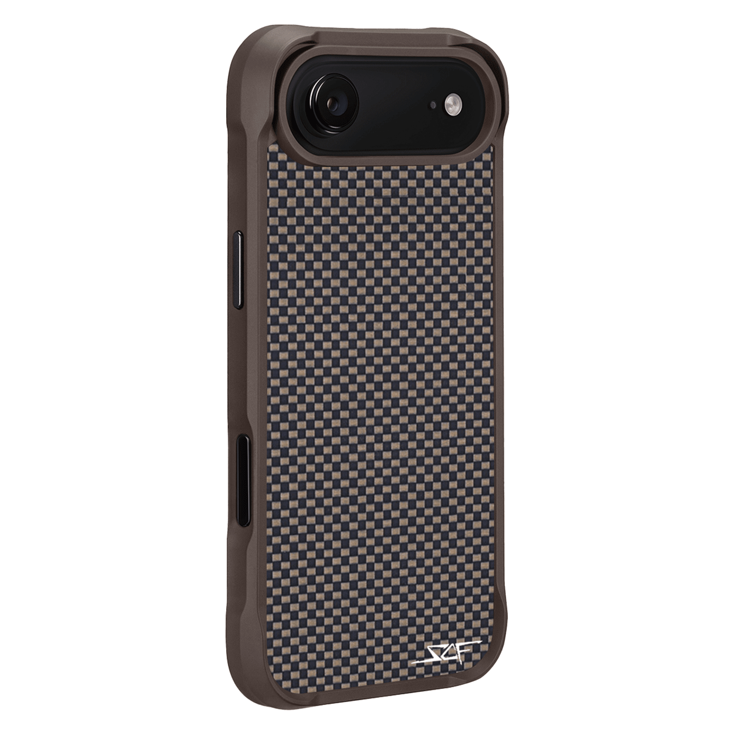 Kies-Motorsports Simply Carbon Fiber iPhone | Aramid Fiber Case | SPORT Series Brown Aramid Fiber / iPhone 17 Air