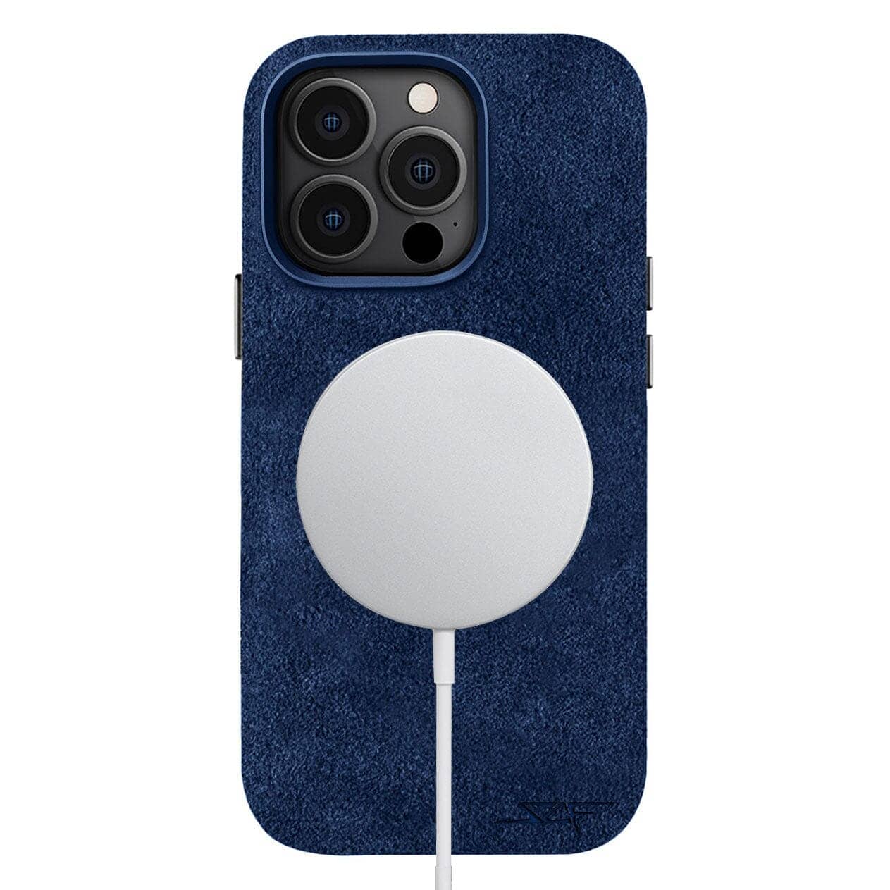 Kies-Motorsports Simply Carbon Fiber iPhone | Blue Alcantara Case | GHOST Series