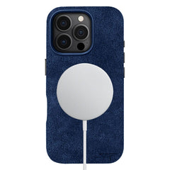 Kies-Motorsports Simply Carbon Fiber iPhone | Blue Alcantara Case | GHOST Series