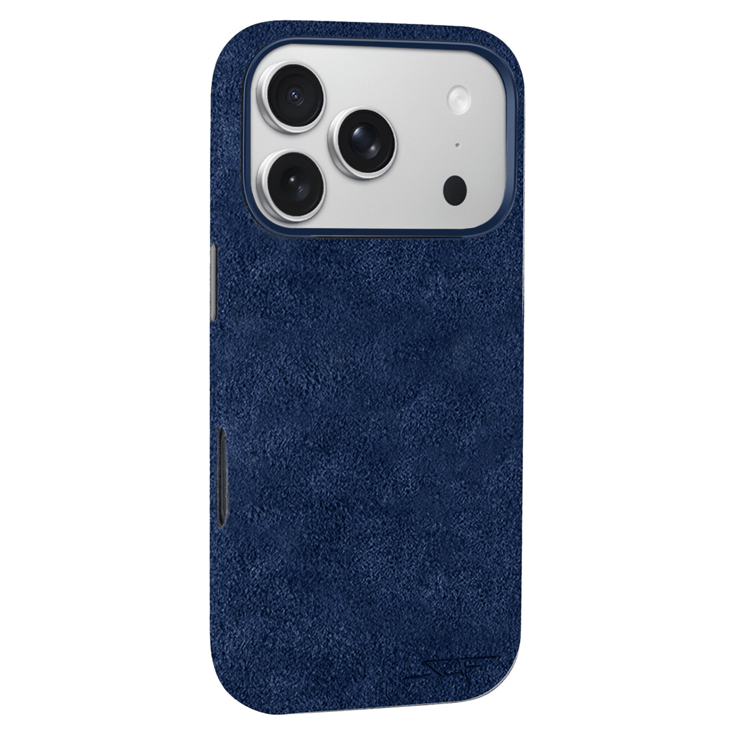 Kies-Motorsports Simply Carbon Fiber iPhone | Blue Alcantara Case | GHOST Series iPhone 17 Pro Max