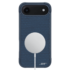 Kies-Motorsports Simply Carbon Fiber iPhone | Blue Aramid Fiber Case | SPORT Series