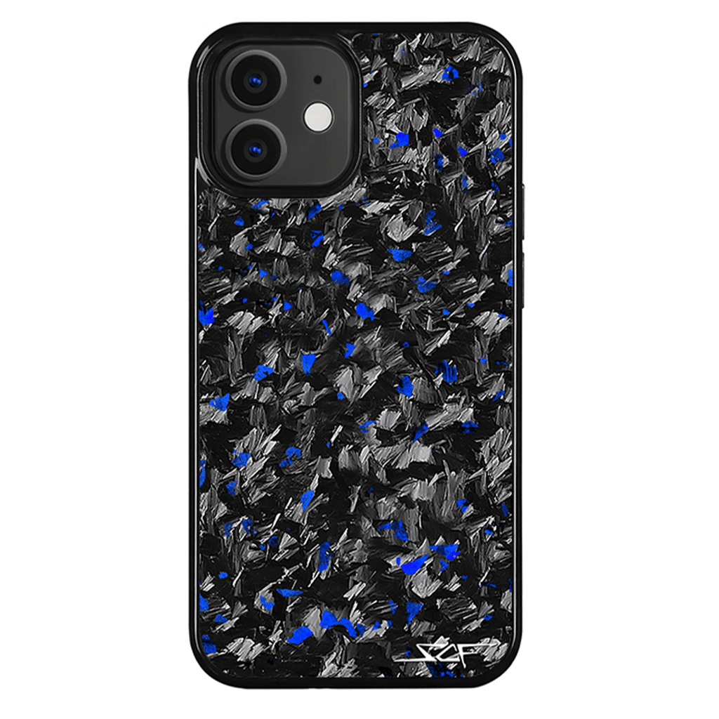 Kies-Motorsports Simply Carbon Fiber iPhone | Blue Flake Forged Carbon Fiber Case | CLASSIC Series