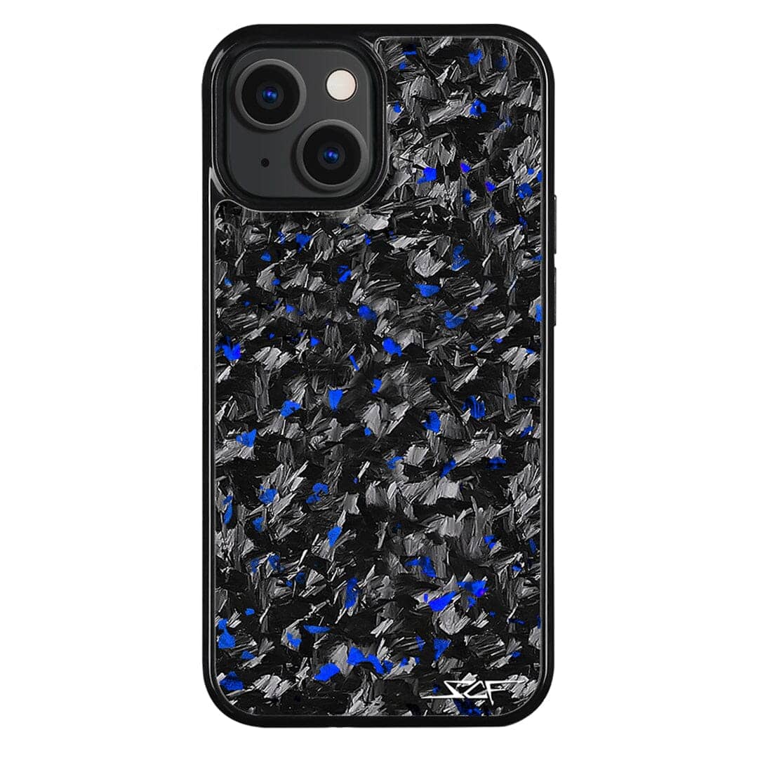 Kies-Motorsports Simply Carbon Fiber iPhone | Blue Flake Forged Carbon Fiber Case | CLASSIC Series