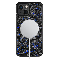Kies-Motorsports Simply Carbon Fiber iPhone | Blue Flake Forged Carbon Fiber Case | CLASSIC Series