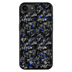 Kies-Motorsports Simply Carbon Fiber iPhone | Blue Flake Forged Carbon Fiber Case | CLASSIC Series