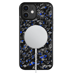 Kies-Motorsports Simply Carbon Fiber iPhone | Blue Flake Forged Carbon Fiber Case | CLASSIC Series