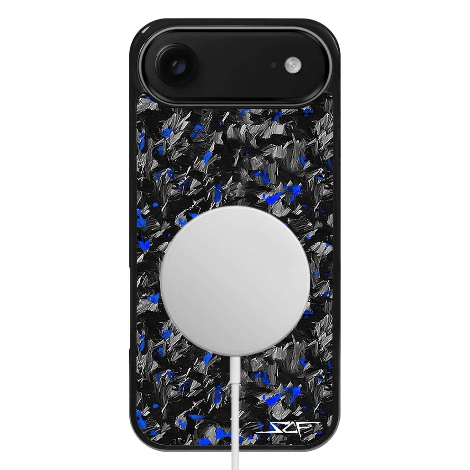 Kies-Motorsports Simply Carbon Fiber iPhone | Blue Flake Forged Carbon Fiber Case | CLASSIC Series
