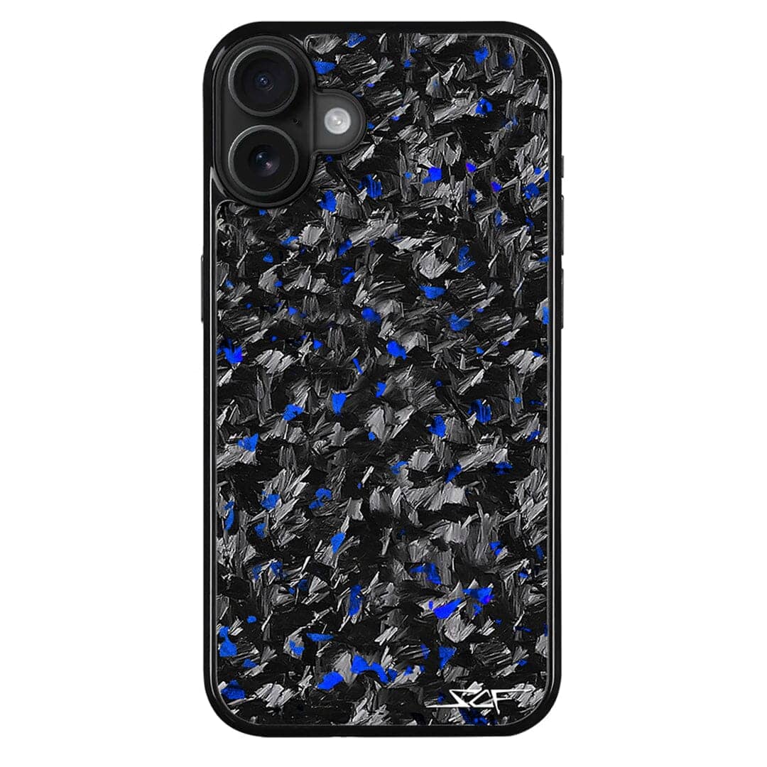 Kies-Motorsports Simply Carbon Fiber iPhone | Blue Flake Forged Carbon Fiber Case | CLASSIC Series