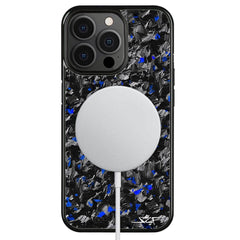 Kies-Motorsports Simply Carbon Fiber iPhone | Blue Flake Forged Carbon Fiber Case | CLASSIC Series