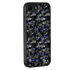 Kies-Motorsports Simply Carbon Fiber iPhone | Blue Flake Forged Carbon Fiber Case | CLASSIC Series iPhone 16e