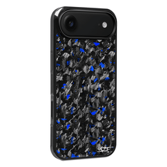Kies-Motorsports Simply Carbon Fiber iPhone | Blue Flake Forged Carbon Fiber Case | CLASSIC Series iPhone 17 Air