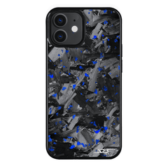 Kies-Motorsports Simply Carbon Fiber iPhone | Blue Flake Forged Chunk Carbon Fiber Case | CLASSIC Series