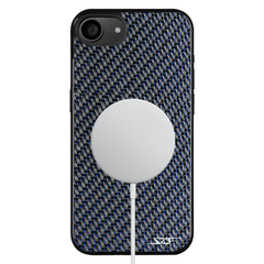 Kies-Motorsports Simply Carbon Fiber iPhone | Blue Lace Carbon Fiber Case | CLASSIC Series