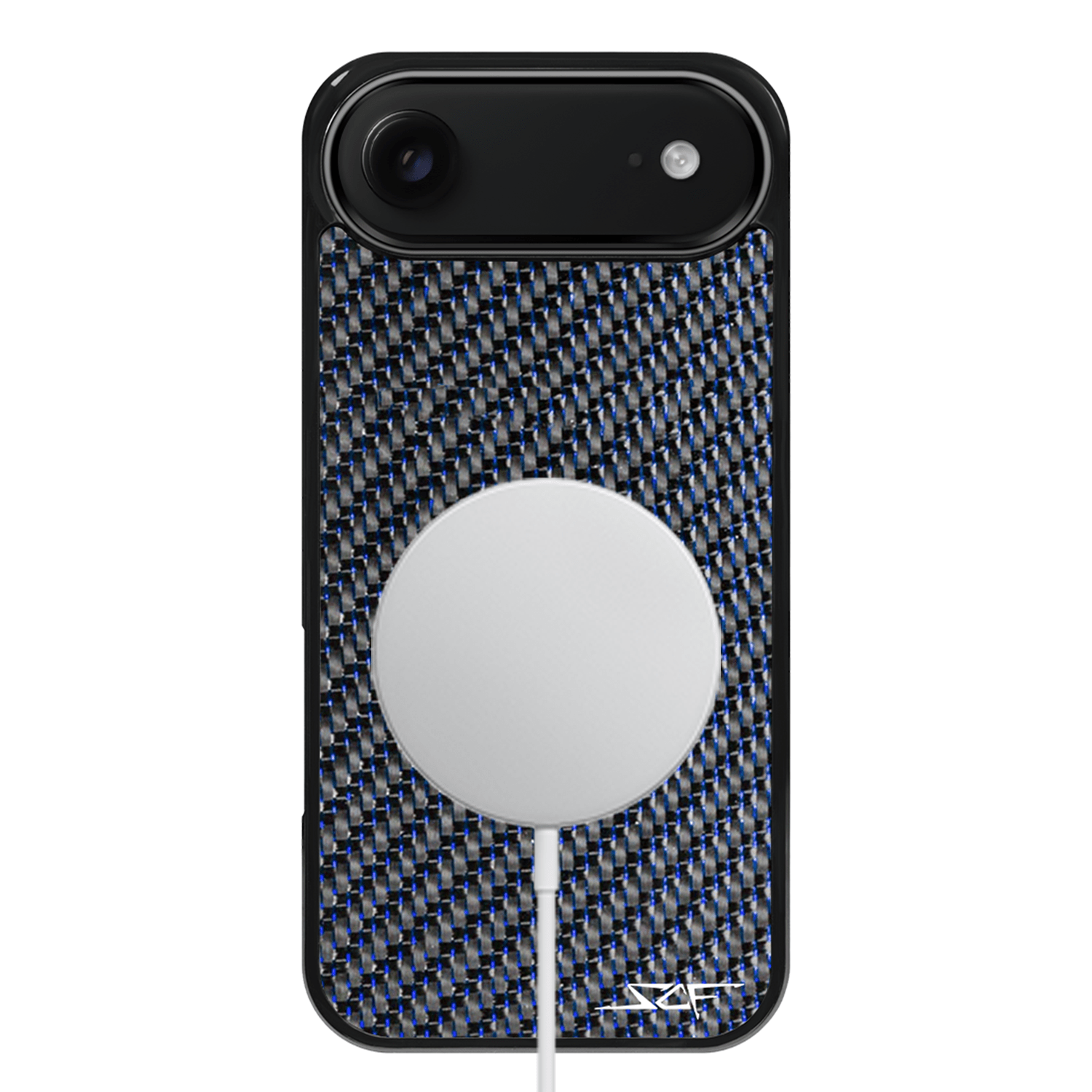 Kies-Motorsports Simply Carbon Fiber iPhone | Blue Lace Carbon Fiber Case | CLASSIC Series