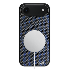 Kies-Motorsports Simply Carbon Fiber iPhone | Blue Lace Carbon Fiber Case | CLASSIC Series