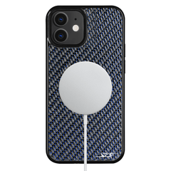 Kies-Motorsports Simply Carbon Fiber iPhone | Blue Lace Carbon Fiber Case | CLASSIC Series