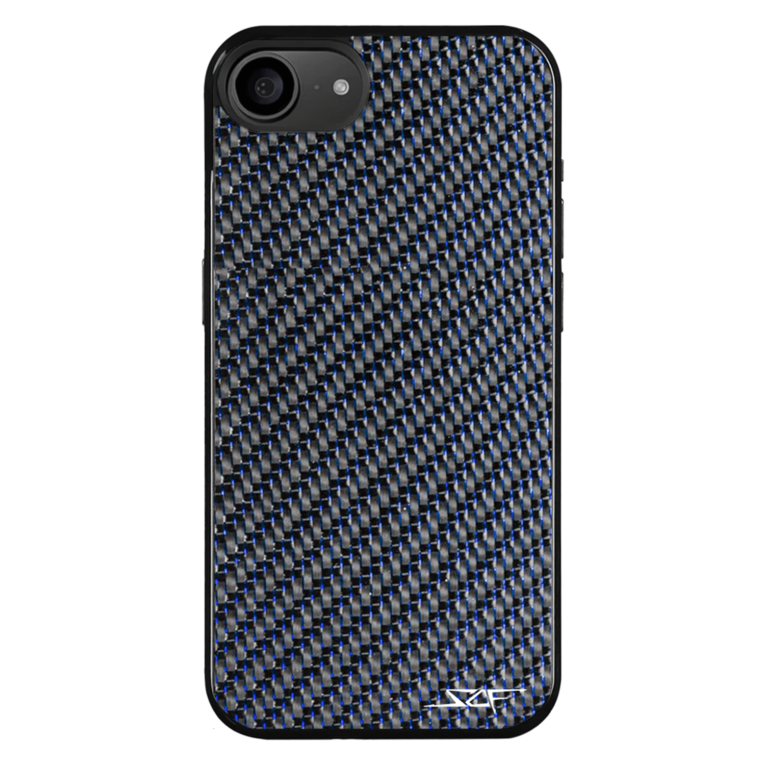 Kies-Motorsports Simply Carbon Fiber iPhone | Blue Lace Carbon Fiber Case | CLASSIC Series