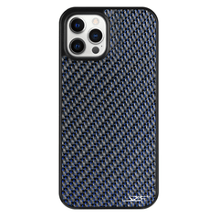 Kies-Motorsports Simply Carbon Fiber iPhone | Blue Lace Carbon Fiber Case | CLASSIC Series