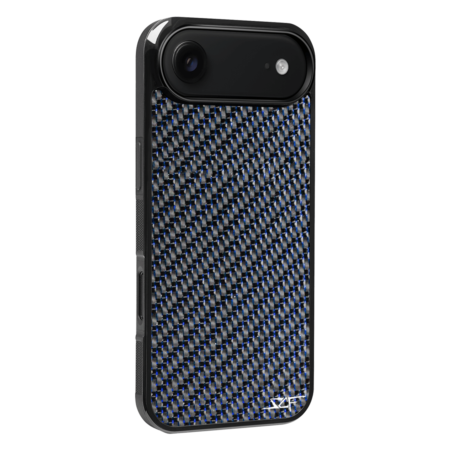 Kies-Motorsports Simply Carbon Fiber iPhone | Blue Lace Carbon Fiber Case | CLASSIC Series iPhone 17 Air