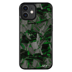 Kies-Motorsports Simply Carbon Fiber iPhone | Green Lava Forged Carbon Fiber Phone Case | CLASSIC Series