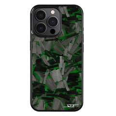Kies-Motorsports Simply Carbon Fiber iPhone | Green Lava Forged Carbon Fiber Phone Case | CLASSIC Series