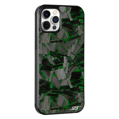 Kies-Motorsports Simply Carbon Fiber iPhone | Green Lava Forged Carbon Fiber Phone Case | CLASSIC Series iPhone 12 Pro Max