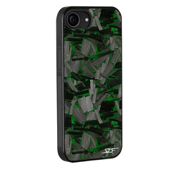 Kies-Motorsports Simply Carbon Fiber iPhone | Green Lava Forged Carbon Fiber Phone Case | CLASSIC Series iPhone 16e