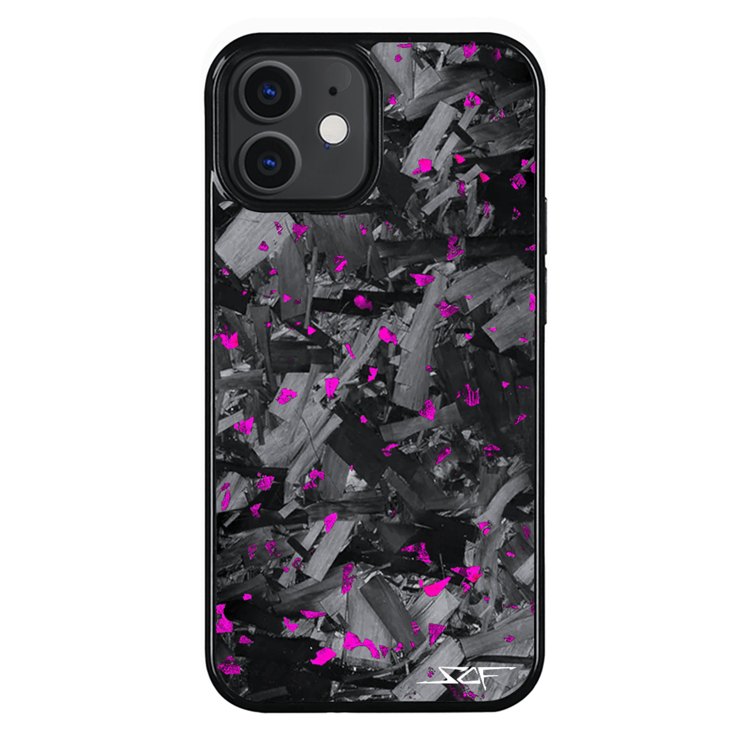 Kies-Motorsports Simply Carbon Fiber iPhone | Purple Flake Forged Chunk Carbon Fiber Case | CLASSIC Series