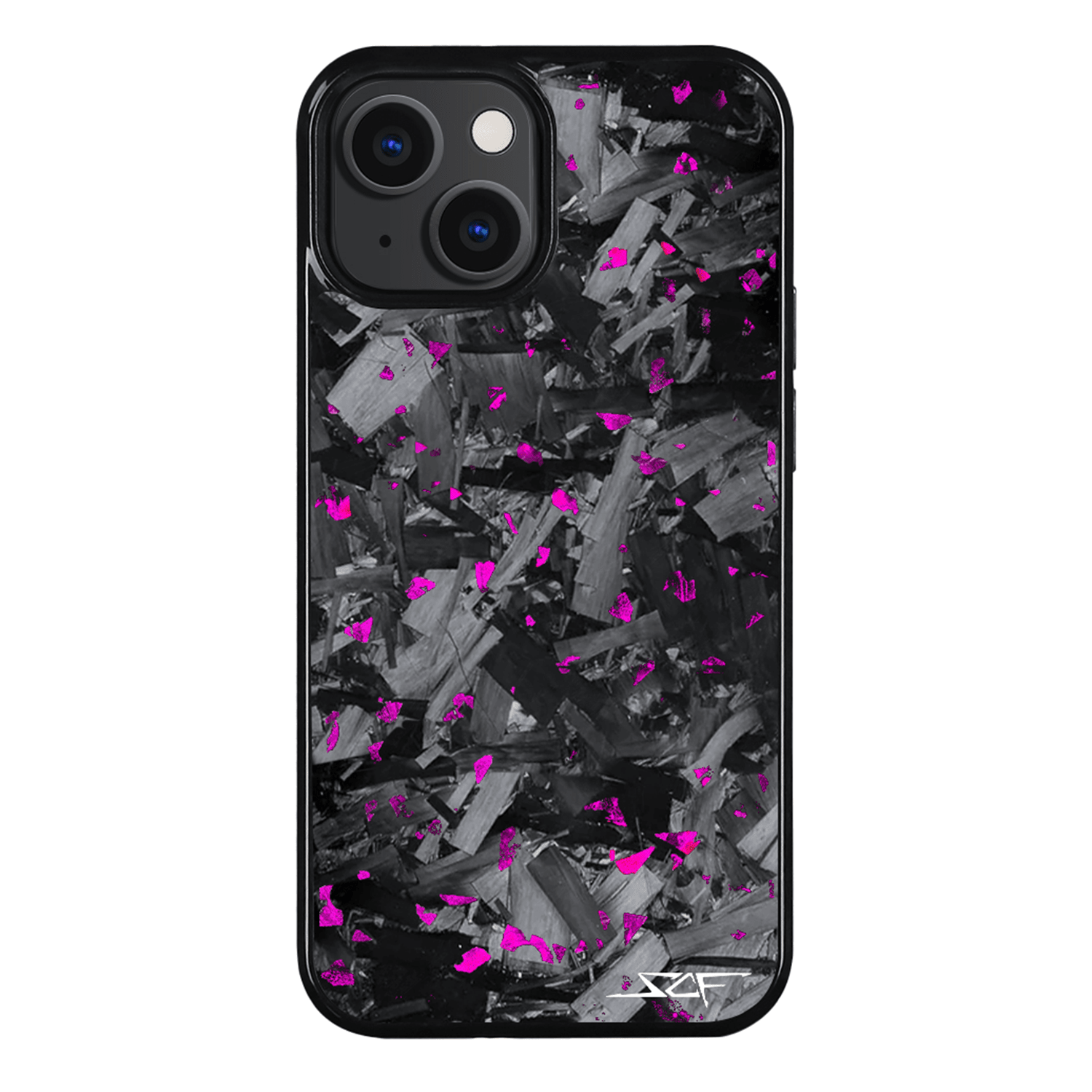 Kies-Motorsports Simply Carbon Fiber iPhone | Purple Flake Forged Chunk Carbon Fiber Case | CLASSIC Series