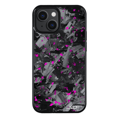 Kies-Motorsports Simply Carbon Fiber iPhone | Purple Flake Forged Chunk Carbon Fiber Case | CLASSIC Series