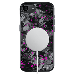 Kies-Motorsports Simply Carbon Fiber iPhone | Purple Flake Forged Chunk Carbon Fiber Case | CLASSIC Series