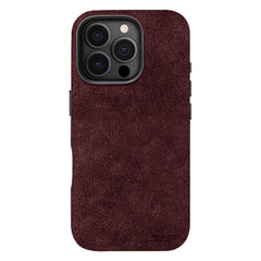Kies-Motorsports Simply Carbon Fiber iPhone | Red Alcantara Case | GHOST Series
