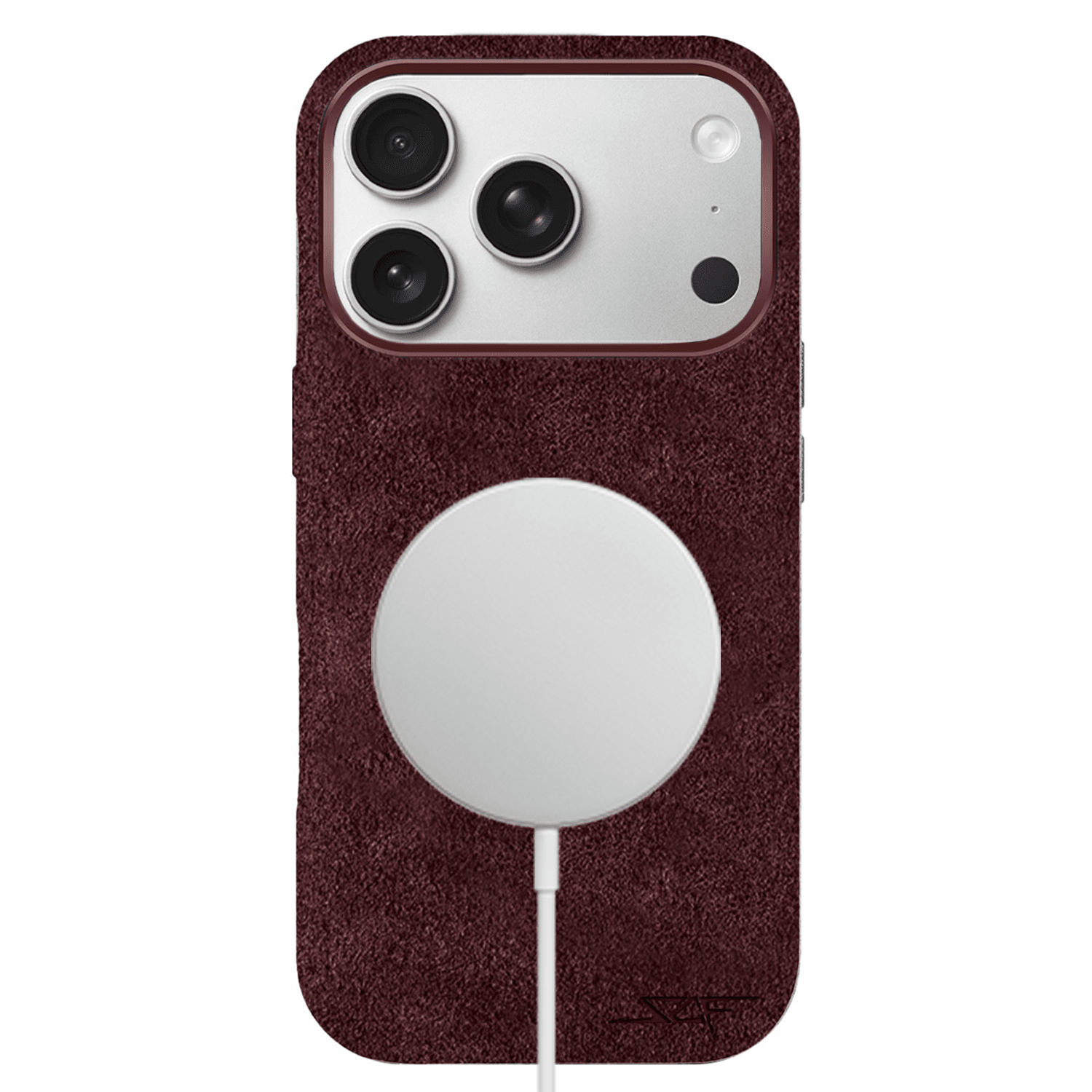 Kies-Motorsports Simply Carbon Fiber iPhone | Red Alcantara Case | GHOST Series