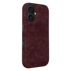 Kies-Motorsports Simply Carbon Fiber iPhone | Red Alcantara Case | GHOST Series iPhone 17