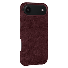 Kies-Motorsports Simply Carbon Fiber iPhone | Red Alcantara Case | GHOST Series iPhone 17 Air