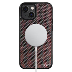 Kies-Motorsports Simply Carbon Fiber iPhone | Red Lace Carbon Fiber Case | CLASSIC Series