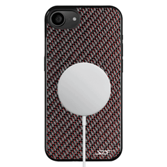 Kies-Motorsports Simply Carbon Fiber iPhone | Red Lace Carbon Fiber Case | CLASSIC Series