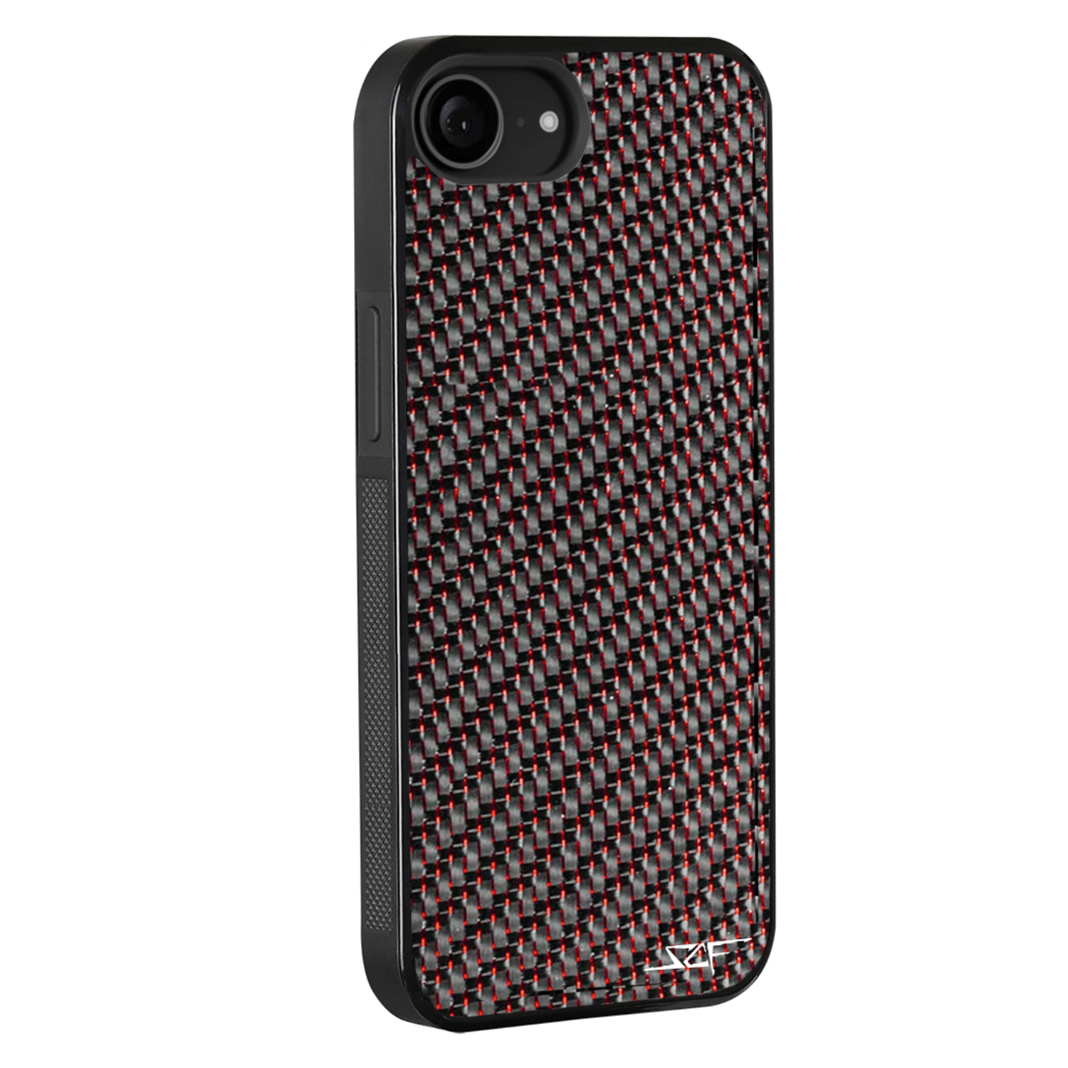 Kies-Motorsports Simply Carbon Fiber iPhone | Red Lace Carbon Fiber Case | CLASSIC Series iPhone 16e