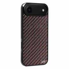 Kies-Motorsports Simply Carbon Fiber iPhone | Red Lace Carbon Fiber Case | CLASSIC Series iPhone 17 Air