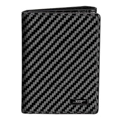 Kies-Motorsports Simply Carbon Fiber Real Flexible Carbon Fiber Tri-Fold Wallet
