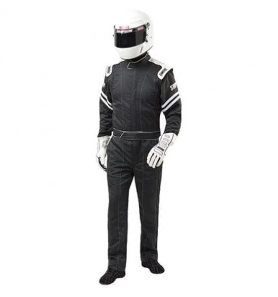Kies-Motorsports Simpson Racing Simpson Racing Legend II SFI-1 Racing Suit Black/Black / Large