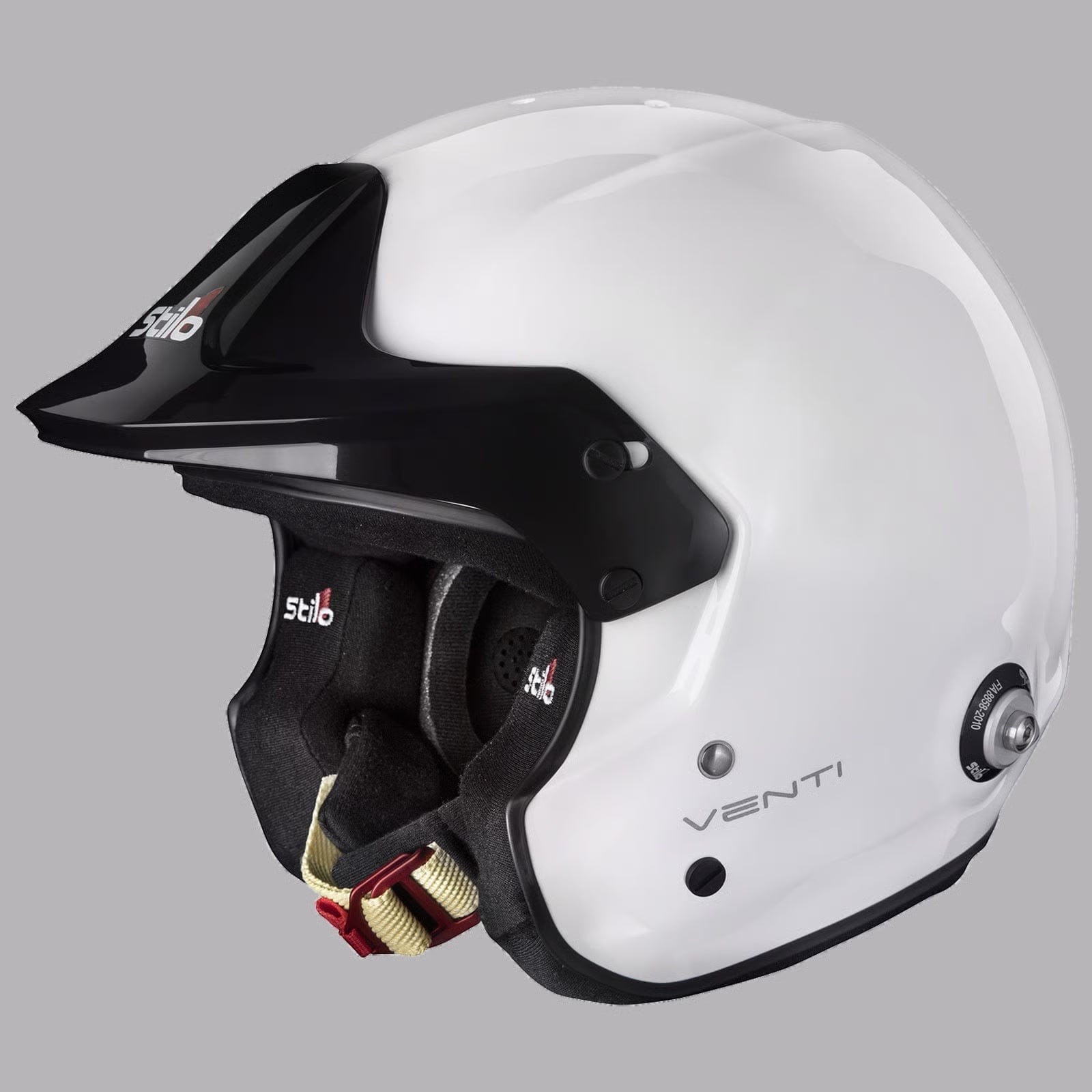 Kies-Motorsports Simpson Racing Venti Trophy Jet-Silver White / 54 CM