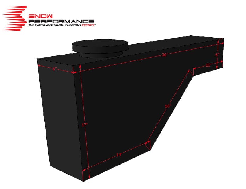 Kies-Motorsports Snow Performance Snow Performance 10 Gallon Tool Box Style Reservoir (Incl Front Bracket & Hardware)