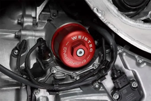 Kies-Motorsports Soul Performance BMW S63 Weistec Billet Oil Filter Cap Red